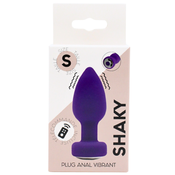 Plug Anal Vibrant Télécommandé SHAKY Violet